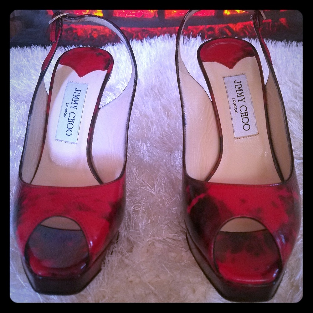 Red & Black Jimmy Choo's